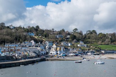 Lyme Regis, Dorset/Uk - 22 Mart: Görünüm Lyme Regis h