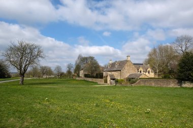 Wyck Rissington, Gloucestershire/Uk - 24 Mart: Pitoresk WYC'nin