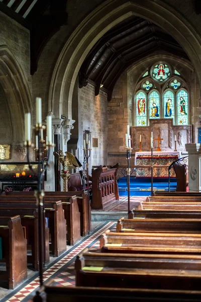 Lower Slaughter, Gloucestershire/Velká Británie – 24. března: O vnitřní pohled — Stock fotografie