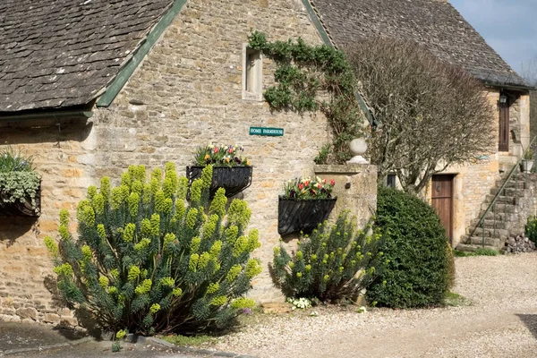 UPPER SLAUGHTER, GLOUCESTERSHIRE / UK - MARÇO 24: Vista panorâmica da — Fotografia de Stock