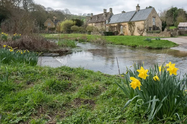 Felső vágás, Gloucestershire/Uk - március 24: Festői látképe — Stock Fotó