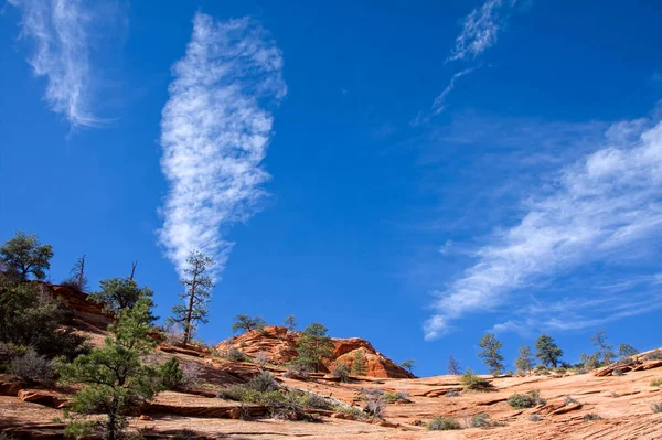 Vertical Cloudscape in Zion — Stock Photo, Image