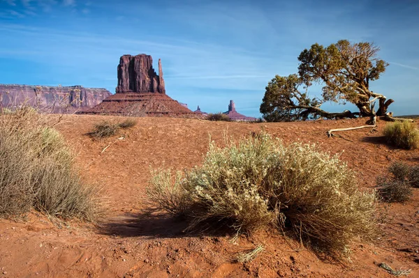 Monument Valley doğal görünümü — Stok fotoğraf