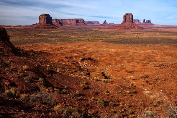 Festői kilátással a monument valley utah Amerikai Egyesült Államok — Stock Fotó