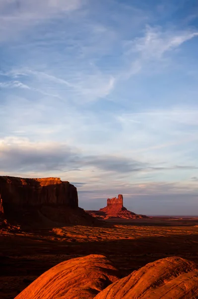 Vista panorâmica do Monument Valley Utah EUA — Fotografia de Stock