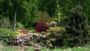 Barton çim, Norfolk/Uk - 23 Mayıs: Barton Tu Garden'da görünümünü