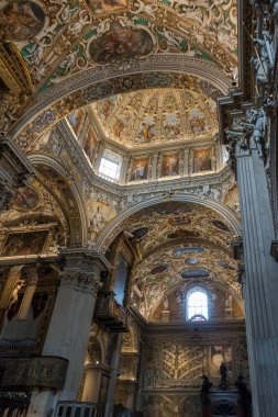 Bergamo, Lombardy/İtalya - Haziran 25: Kedriki iç görünümü