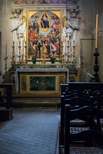 Bergamo, Lombardy/İtalya - Haziran 25: Kedriki iç görünümü — Stok fotoğraf