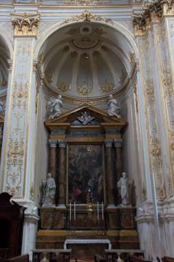 Bergamo, Lombardy/İtalya - Haziran 25: Cathedr, iç görünüm