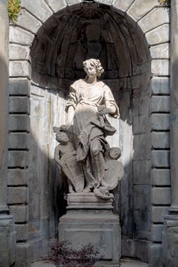 Bergamo, Lombardy/İtalya - Haziran 26: Heykel Bergamo Haziran 26