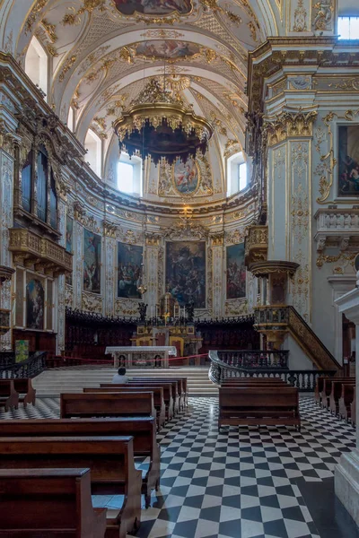 BERGAMO, LOMBARDY / ITALY - JUNE 26: Interior View of the Cathedr — стоковое фото