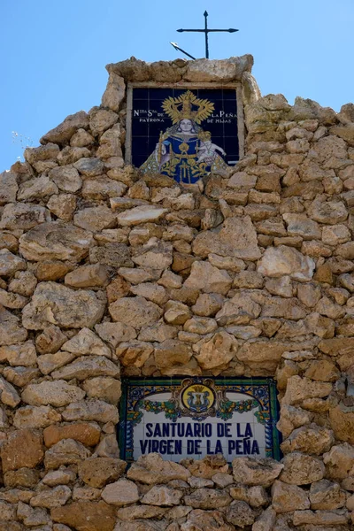 MIJAS, ANDALUCIA / ESPAÑA - 3 DE JULIO: Vista desde Mijas en Andalucía — Foto de Stock