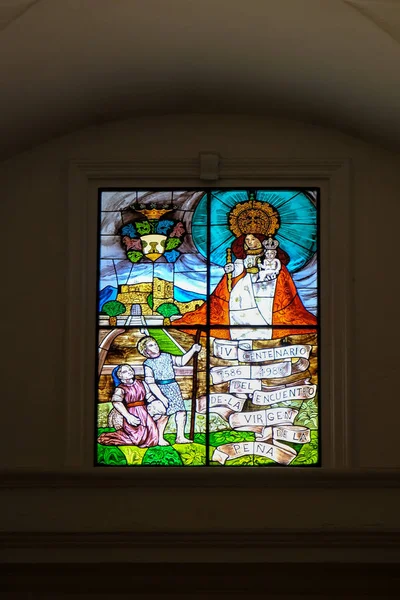 MIJAS, ANDALUCIA / SPAIN - JULY 3: Interior Church of the Immacul — Stok Foto