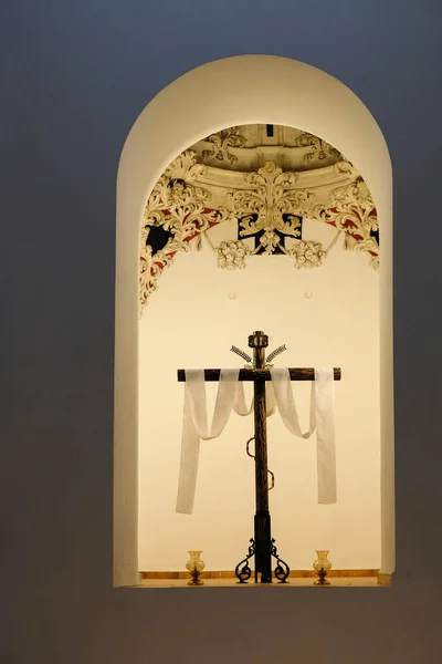 MIJAS, ANDALUCIA / ESPAÑA - 3 de julio: Iglesia Interior del Immacul — Foto de Stock