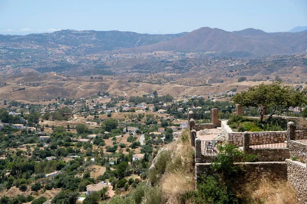 MIJAS, ANDALUCIA / ESPAÑA - 3 DE JULIO: Vista desde Mijas en Andalucía — Foto de Stock