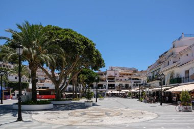 Mijas, Andalucia/İspanya - 3 Temmuz: Mijas Andalucia İspanya görünüm 