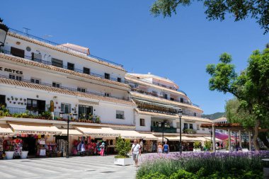 Mijas, Andalucia/İspanya - 3 Temmuz: Mijas Andalucia İspanya görünüm 