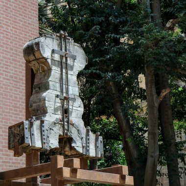 Malaga, Andalucia/İspanya - Temmuz 5: Bahçeleri sanat