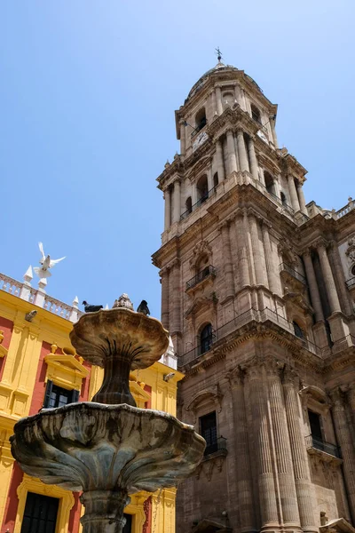 Malaga, Andalucia/İspanya - Temmuz 5: Barok Piskoposun Sarayı desig