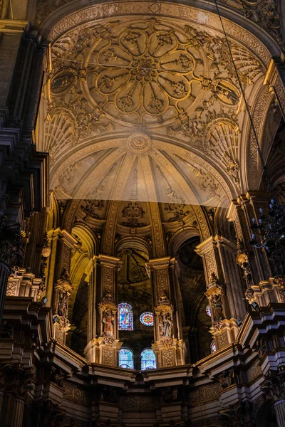 MALAGA, ANDALUCIA / SPAIN - JULY 5: Interior View of the Cathedra — стоковое фото