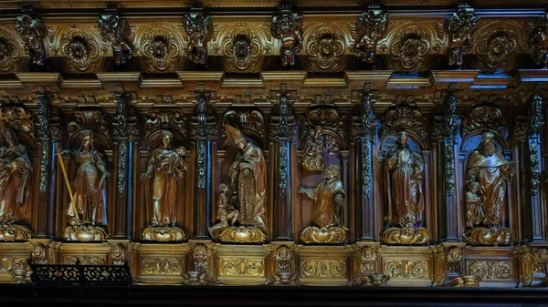 Malaga, Andalucia/İspanya - Temmuz 5: Cathedra, iç görünüm