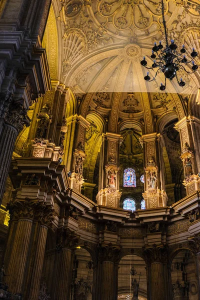 MALAGA, ANDALUCIA / SPAIN - JULY 5: Interior View of the Cathedra — стоковое фото