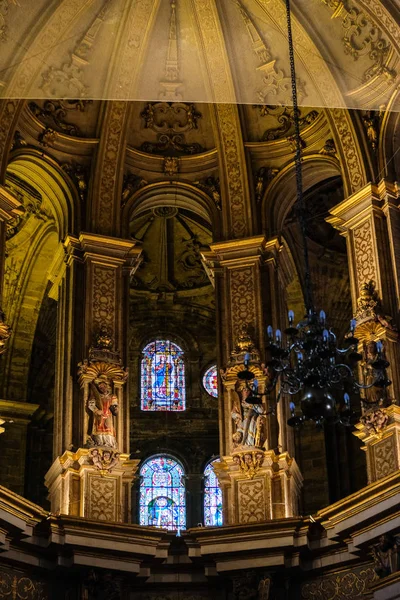 Malaga, andalucia / spanien - 5. juli: innenansicht der kathedra — Stockfoto