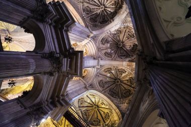 Malaga, Andalucia/İspanya - Temmuz 5: Cathedra, iç görünüm
