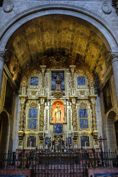 MALAGA, ANDALUCIA / ESPANHA - JULHO 5: Vista Interior da Catedra — Fotografia de Stock