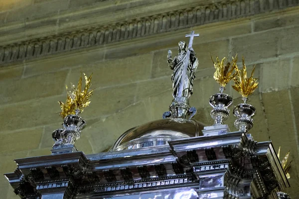 MALAGA, ANDALUCIA / SPAIN - JULY 5: Interior View of the Cathedra — стоковое фото