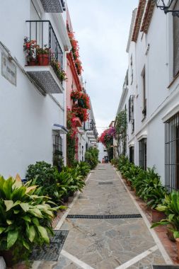 Marbella, Andalucia/İspanya - 6 Temmuz: Marbella Sp sokak sahne