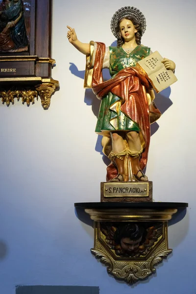 MARBELLA, ANDALUCIA / SPAGNA - 6 LUGLIO: Statua di S. Pancracio in t — Foto Stock