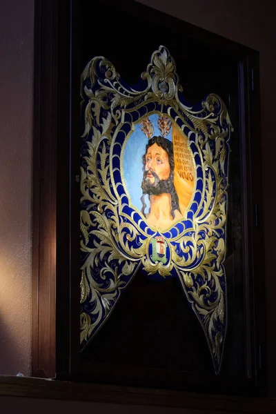 MARBELLA, ANDALUCIA / ESPAÑA - 6 DE JULIO: Tapiz de Cristo en la C — Foto de Stock