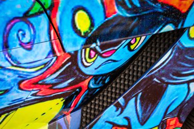 Puerto Banus, Andalucia/İspanya - 6 Temmuz: Bir La detayını yakından