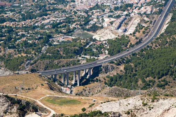 Benalmadena, Andalusie/Španělsko - 7. července: Pohled z Mount Calamorr — Stock fotografie