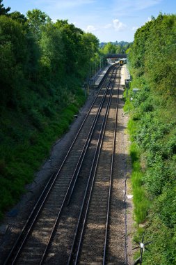 East Grinstead, West Sussex'deki / / Uk - 14 Ağustos: Doğu sırıtıyor Tren