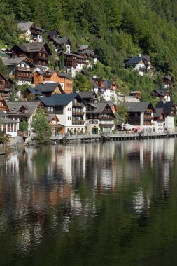 Hallstatt, Salzkammergut/Avusturya - Eylül 14: Görünüm salonları