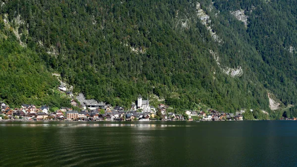 Hallstatt, Hallstatt, Austria Salzkammergut - 14 września: widok sal — Zdjęcie stockowe