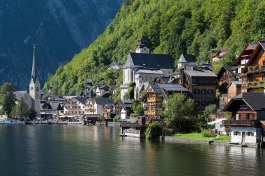 Hallstatt, Salzkammergut/Avusturya - Eylül 14: Görünüm salonları
