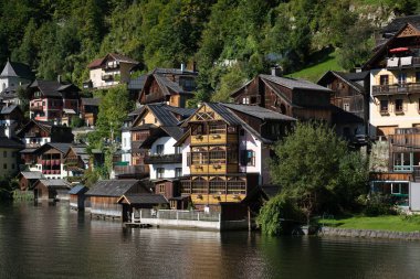 Hallstatt, Salzkammergut/Avusturya - Eylül 14: Görünüm salonları