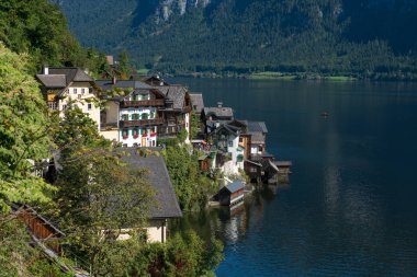Hallstatt, Salzkammergut/Avusturya - Eylül 14: Görünüm salonları