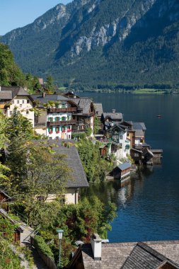 Hallstatt, Salzkammergut/Avusturya - Eylül 14: Görünüm salonları