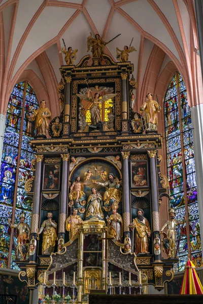 Mondsee Horní Rakousko/Rakousko - 15. září: Pohled zevnitř na — Stock fotografie