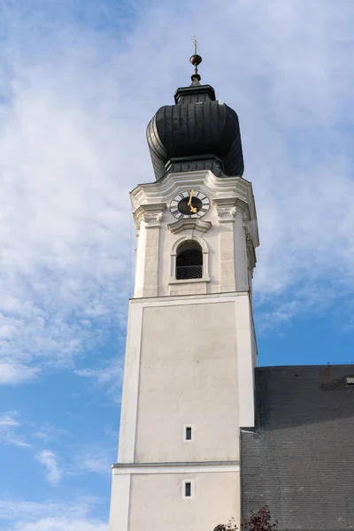 圣 Georgen，上部奥地利/奥地利-9 月 15 日： 塔 — 图库照片