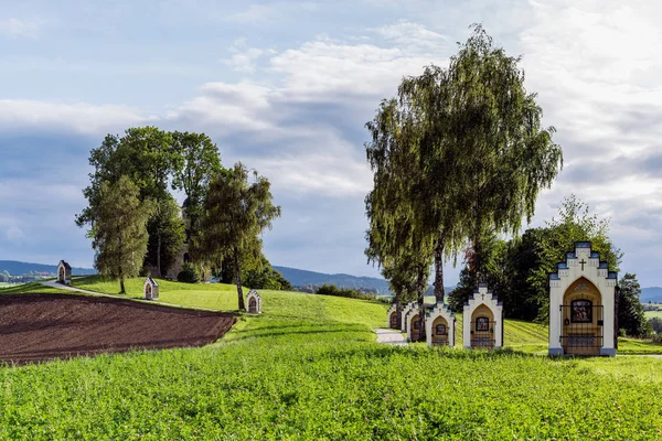 St. Georgen, Górna Austria Austria - września 15: Chur Kalwarii — Zdjęcie stockowe