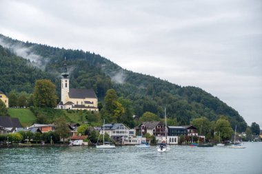 St. Wolfgang, Salzkammergut/Avusturya - 16 Eylül: Att görünümünü
