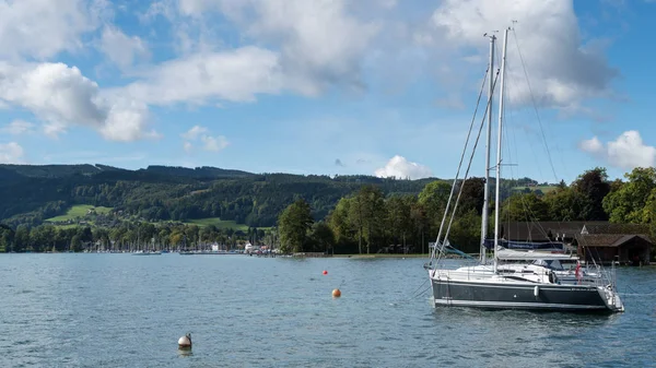 Attersee, salzkammergut / oesterreich - september 18: 00 — Stockfoto