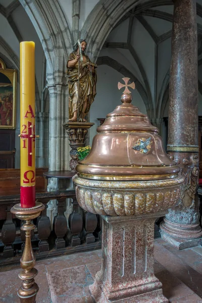 Cesky Krumlov, Bohemia/Çek Cumhuriyeti - 17 Eylül: Yazı tipi s — Stok fotoğraf