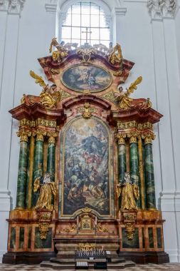 Salzburg/Avusturya - 19 Eylül: Collegiat iç görünümü