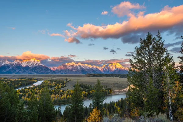Snake River Overlook in Wyoming — Stock Photo, Image